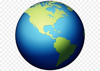 Earth Globe World Emoji Americas - earth globe 