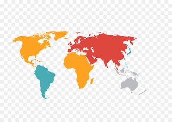 Earth Globe World map - Color map of the world 