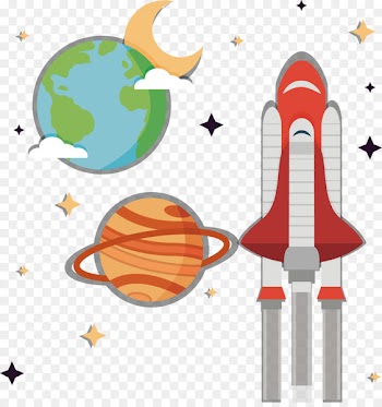 Earth Planet Outer space Drawing - Earth and alien planet 
