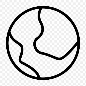 Earth png environment icon  in solid style | Free stock illustration | High Resolution graphic
