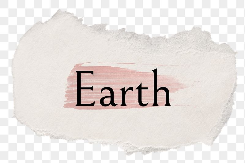 Earth png ripped paper word | Free PNG - rawpixel