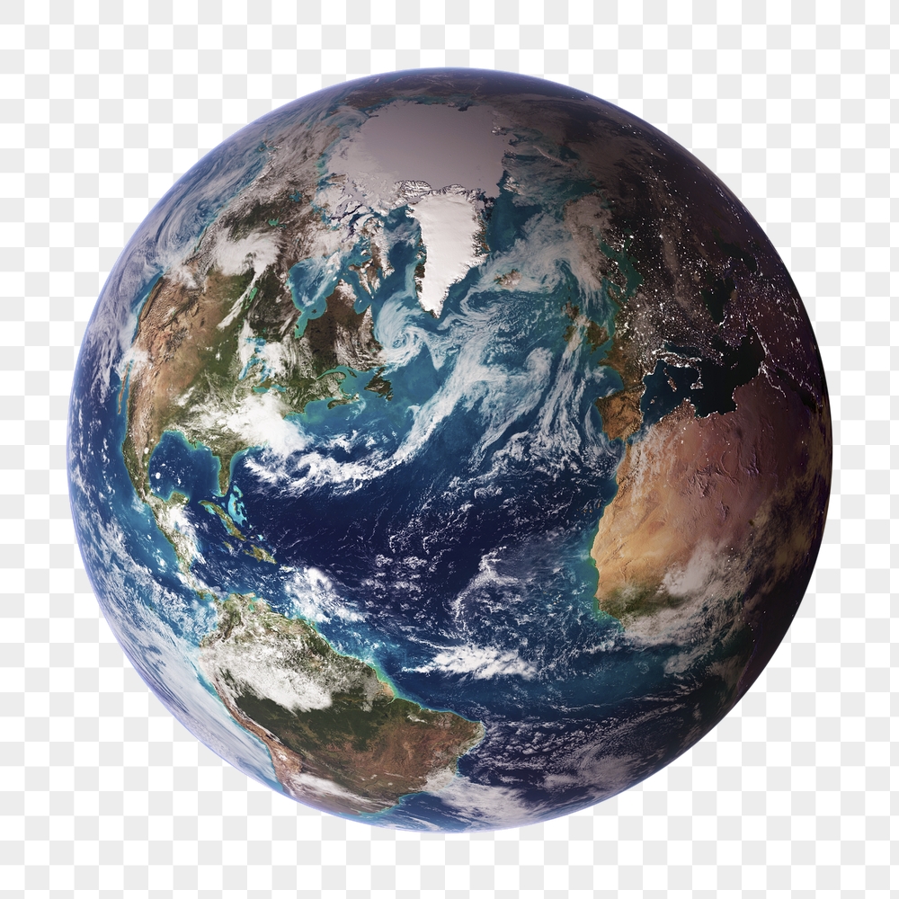 Earth png sticker, planet surface | Free PNG - rawpixel