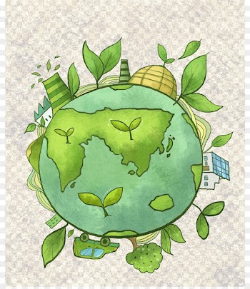 Earth Poster Environmental protection Illustration - Green Earth 