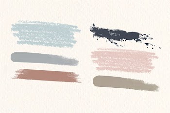 Earth tone brush strokes | Free stock vector - 892791