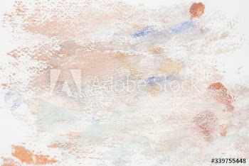 Earth tone paint on a canvas