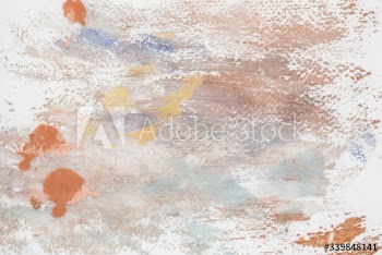 Earth tone paint on a canvas