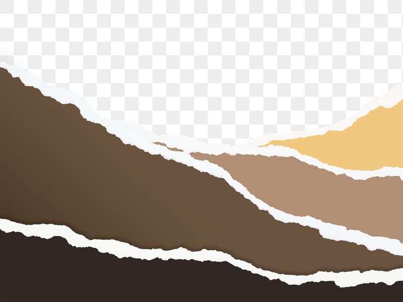 Earth tone png border, torn | Free PNG - rawpixel