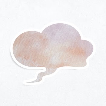 Earth tone speech bubble sticker design element | Free  illustration - 2339764