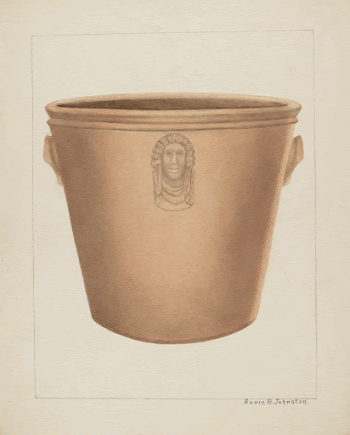 Earthenware Jar (ca. 1937) by ANNIE | Free Photo - rawpixel