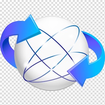 Earths rotation Arrow Earths rotation, White arrows rotating earth transparent background PNG clipart