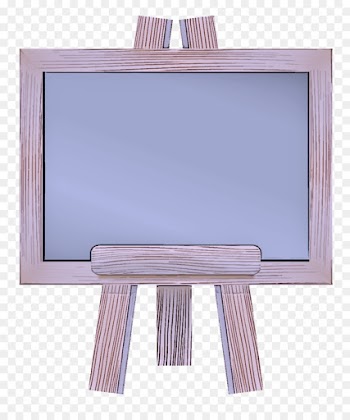 easel blackboard rectangle mirror
