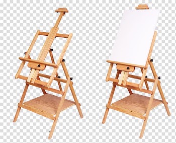 Easel Watercolor painting Drawing Artist, painting transparent background PNG clipart