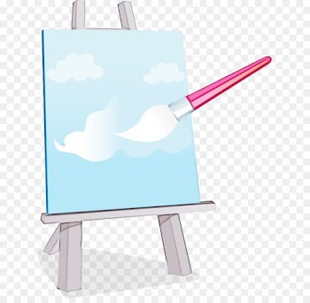 easel whiteboard clip art