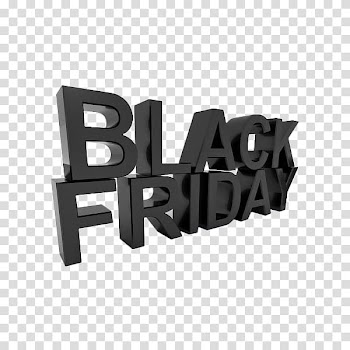 East Asian gothic typeface Sans-serif Typography, English creative three-dimensional elements Black Friday transparent background PNG clipart