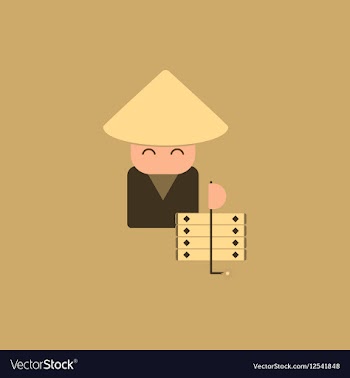East man of Chinese new year vector image
