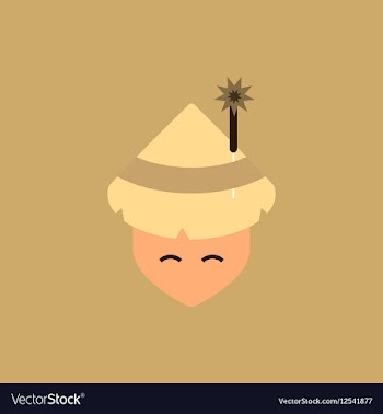 East man of Chinese new year vector image