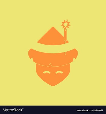 East man of Chinese new year vector image