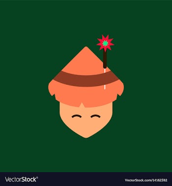East man of chinese new year vector image