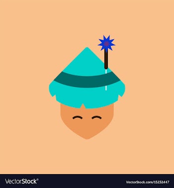 East man of chinese new year vector image
