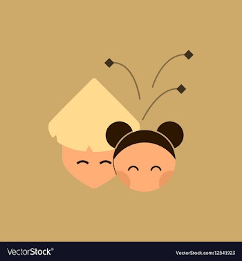 East people of Chinese new vector image