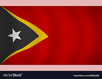 east timor flag background