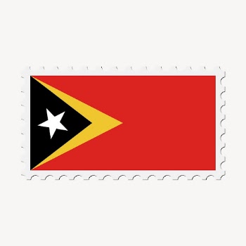 East Timor flag collage element, | Free PSD - rawpixel