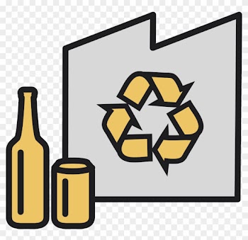 East Waste Collects The Recyclables And Delivers Them - Drawing Recycle Bin