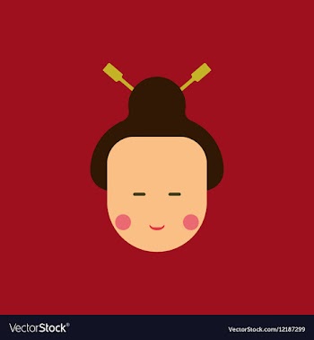 East woman of Chinese new year vector image