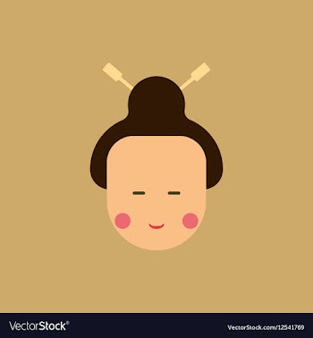East woman of Chinese new year vector image
