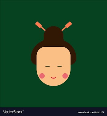 East woman of chinese new year vector image