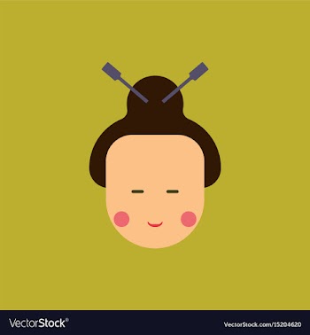 East woman of chinese new year vector image