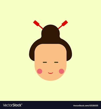 East woman of chinese new year vector image