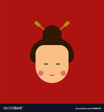 East woman of chinese new year vector image
