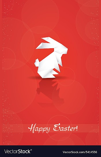 Easter background vector image