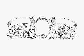 Easter banner clipart, vintage hand | Free Vector - rawpixel