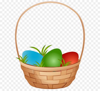 Easter basket Easter egg Clip art - Easter Basket with Eggs PNG Clip Art Image 