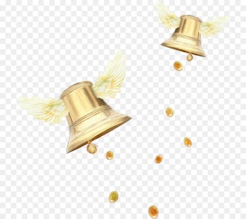 Easter Bell - Two golden bell 