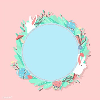 Easter border illustration | Free stock vector - 563606