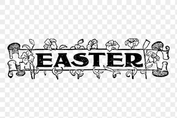 Easter border png sticker vintage | Free PNG - rawpixel
