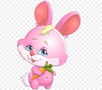 Easter Bunny Angora rabbit Bugs Bunny Clip art - Pink bunny 