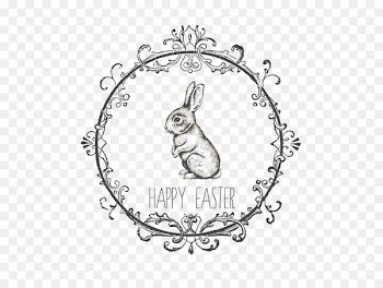Easter Bunny Angora wool Christmas Antique - Retro Rabbit 