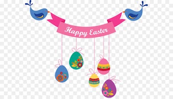 Easter Bunny Banner Easter egg Clip art - Happy Easter Clipart 