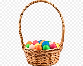 Easter Bunny Basket Easter egg Wicker - Egg basket 