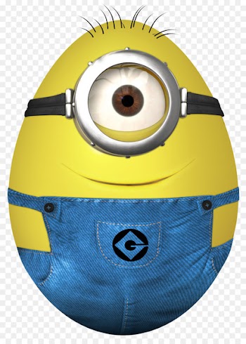 Easter Bunny Bob the Minion Easter egg Clip art - Easter Football Cliparts 