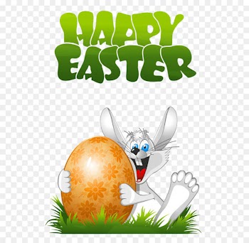 Easter Bunny Cartoon Clip art - Happy Easter with Bunny Transparent PNG Clipart 
