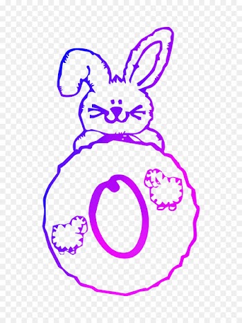 Easter Bunny, Cartoon, Easter, Violet, Purple PNG