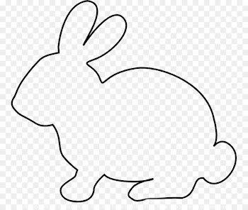 Easter Bunny Cat Paper Hare Clip art - Daisy Template 