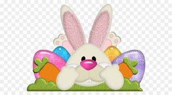 Easter Bunny Clip art - Easter Bunny with Eggs Transparent PNG Clipart 