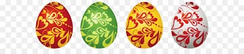 Easter Bunny Clip art - Easter Decorative Eggs Set PNG Clipart Picture 