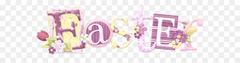 Easter Bunny Clip art - Easter Transparent Text PNG Clipart Picture 